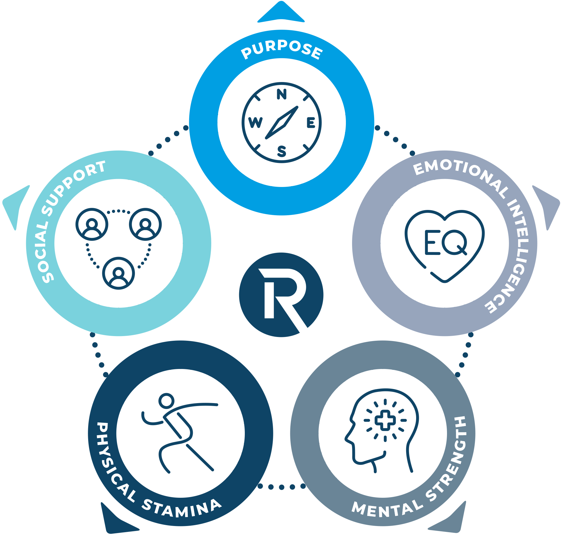 The ResilienceBuilder Model: five facets surrounding the Science of Resilience core